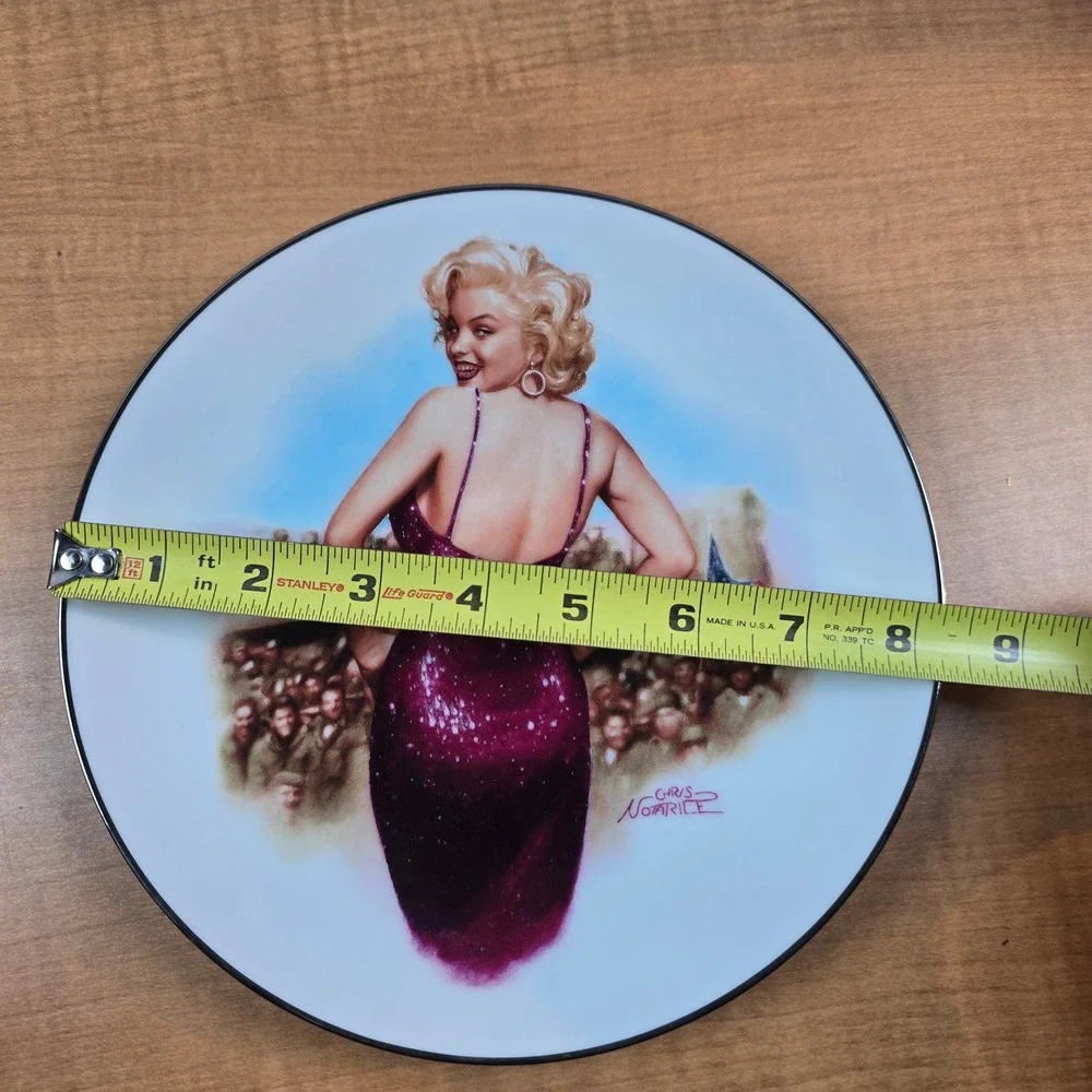 Marilyn Monroe Delphi #15698A For Our Boys in Korea, 1954 and Cert Collect Plate